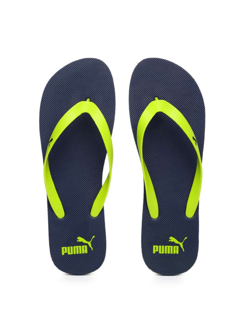 Buy Puma Unisex Lime Green Navy Odius DP Flip Flops Flip Flops for Unisex 1736622 Myntra