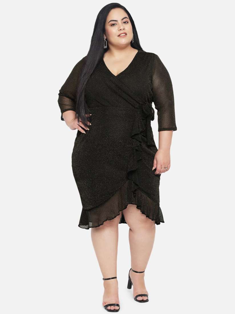 Glitter dress myntra best sale