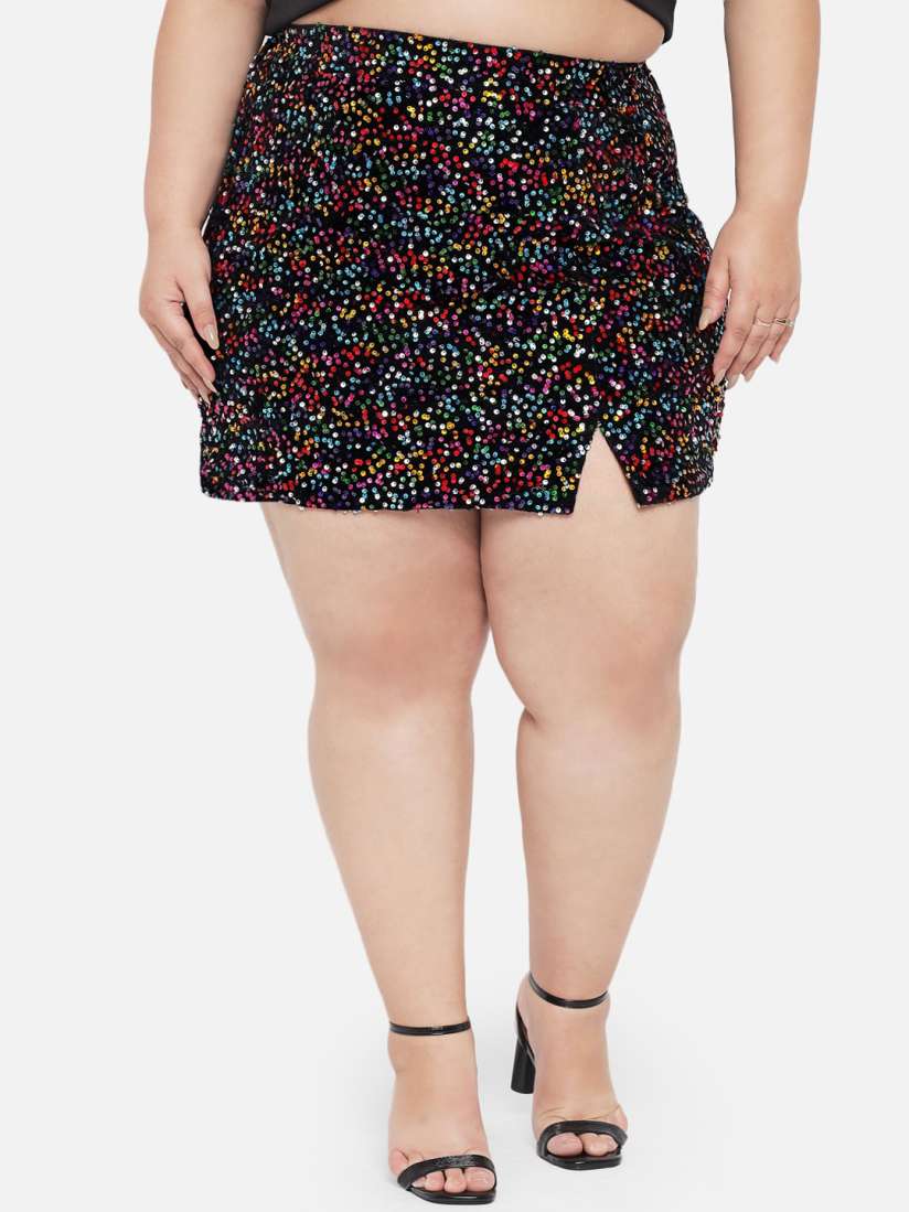 Plus size skirts mini cheap