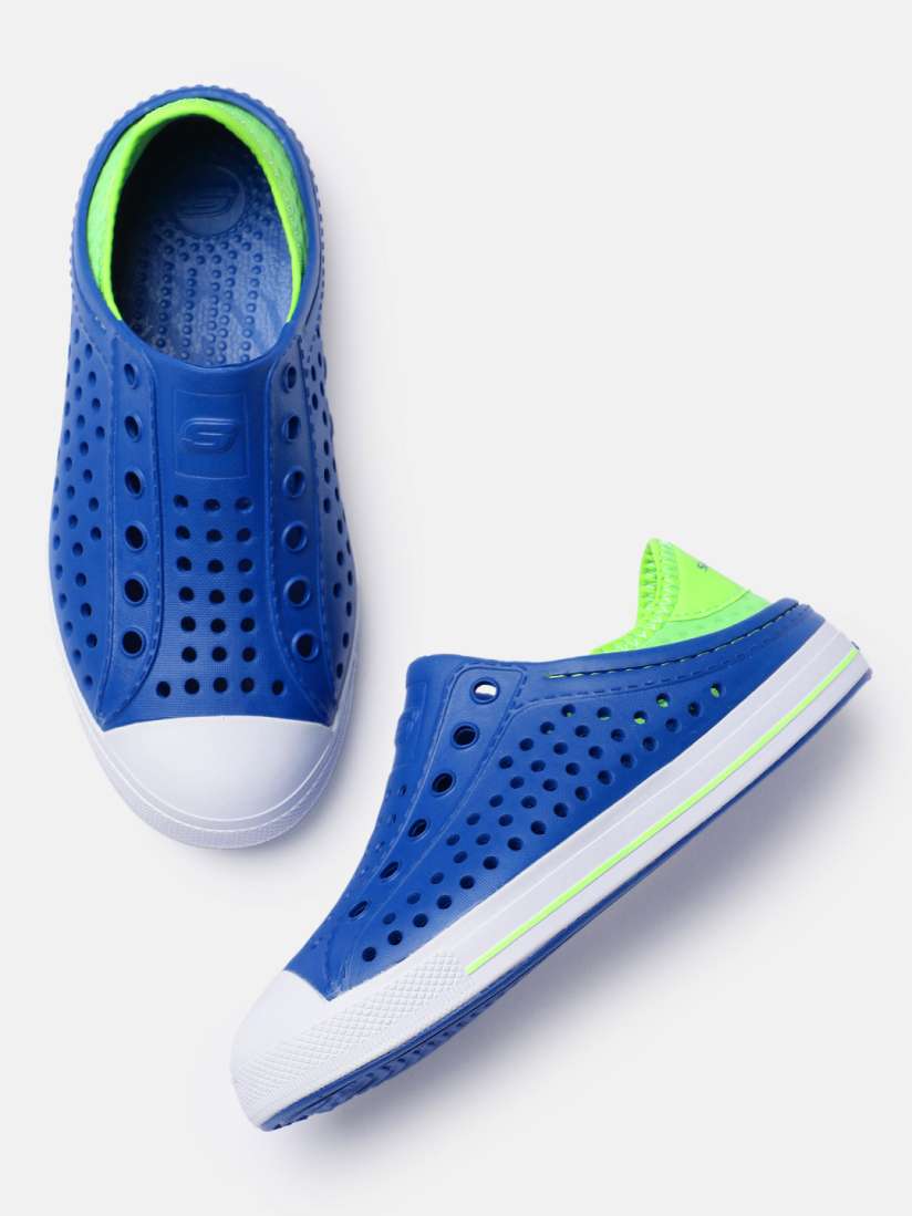 Skechers perforated slip on best sale