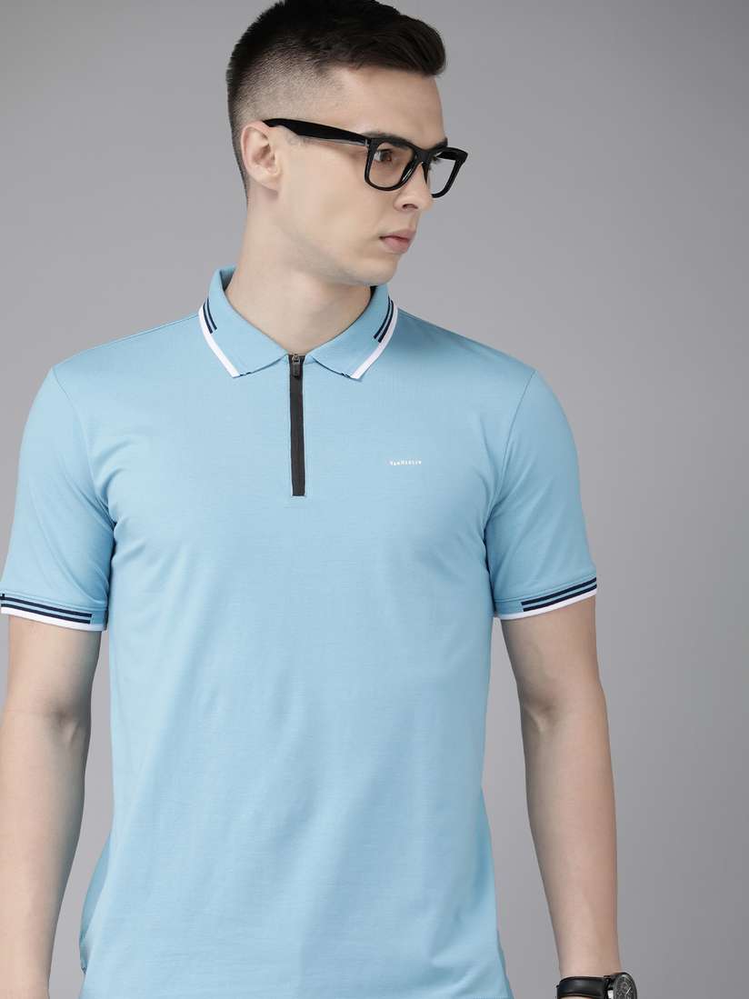 Collar Van Heusen Polo T Shirts Buy Van Heusen Pink Polo T-Shirt