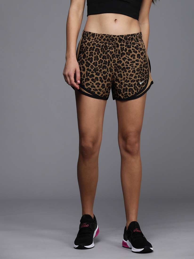 Buy Nike Women Brown Animal Printed Running Shorts Shorts for Women 17391826 Myntra