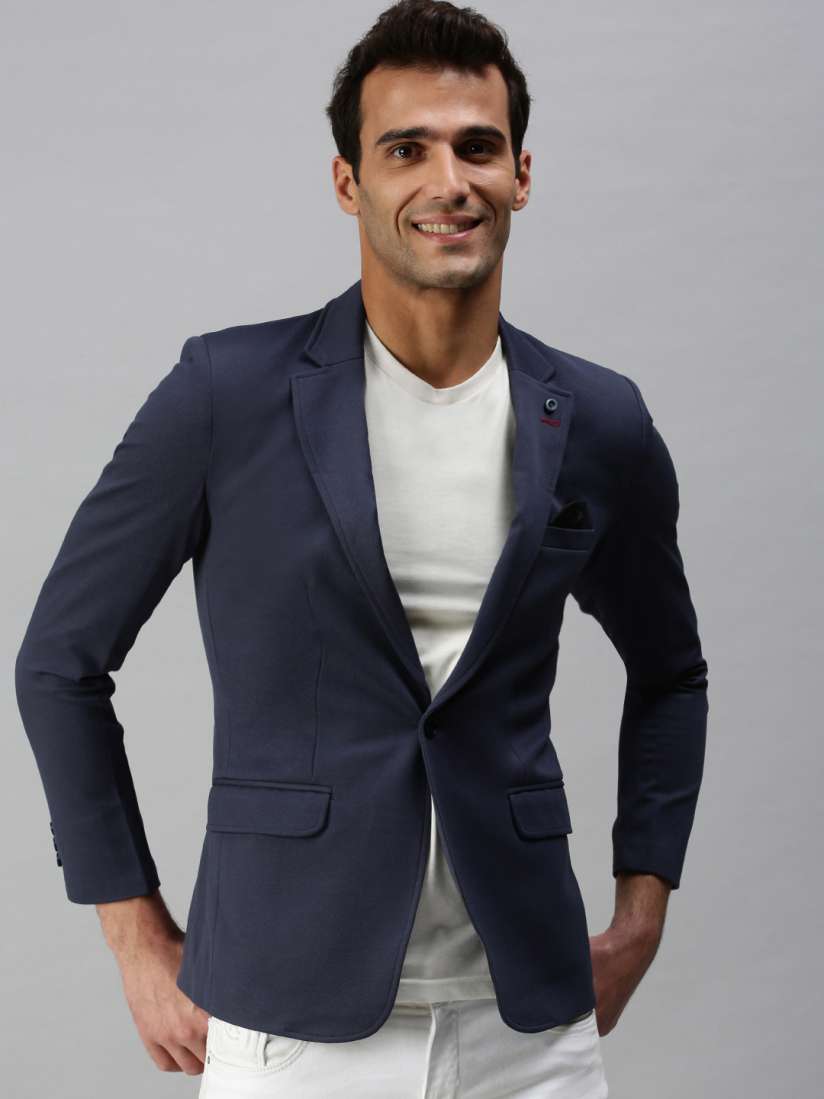 Men's navy blazers on sale 2025