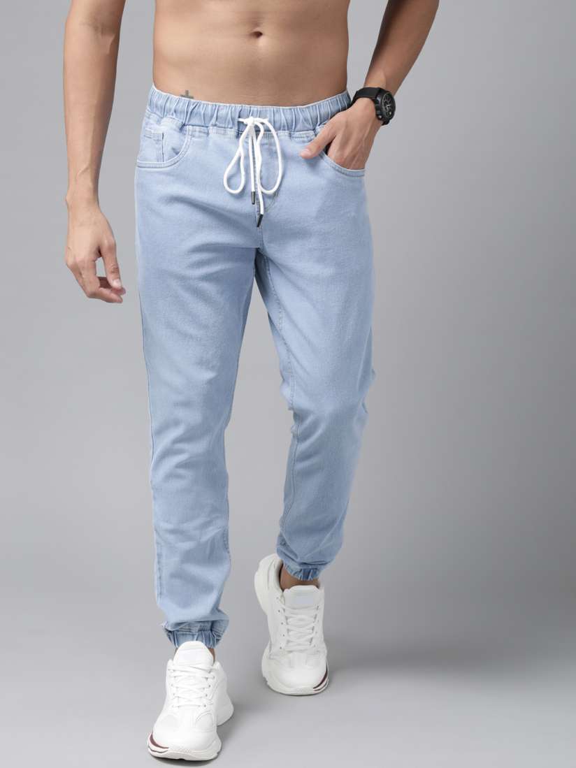Buy Roadster Men Blue Stretchable Jogger Jeans Jeans for Men 17399228 Myntra