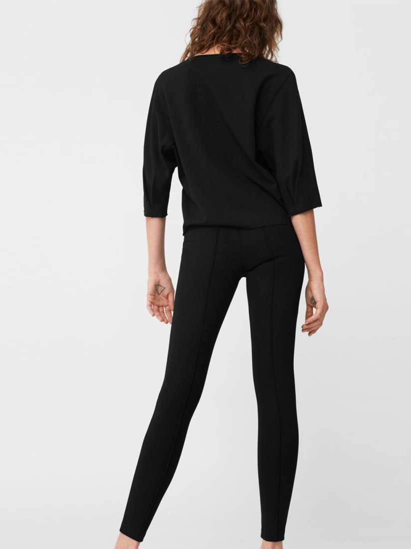 Buy MANGO Black Treggings Jeggings for Women 1740364 Myntra