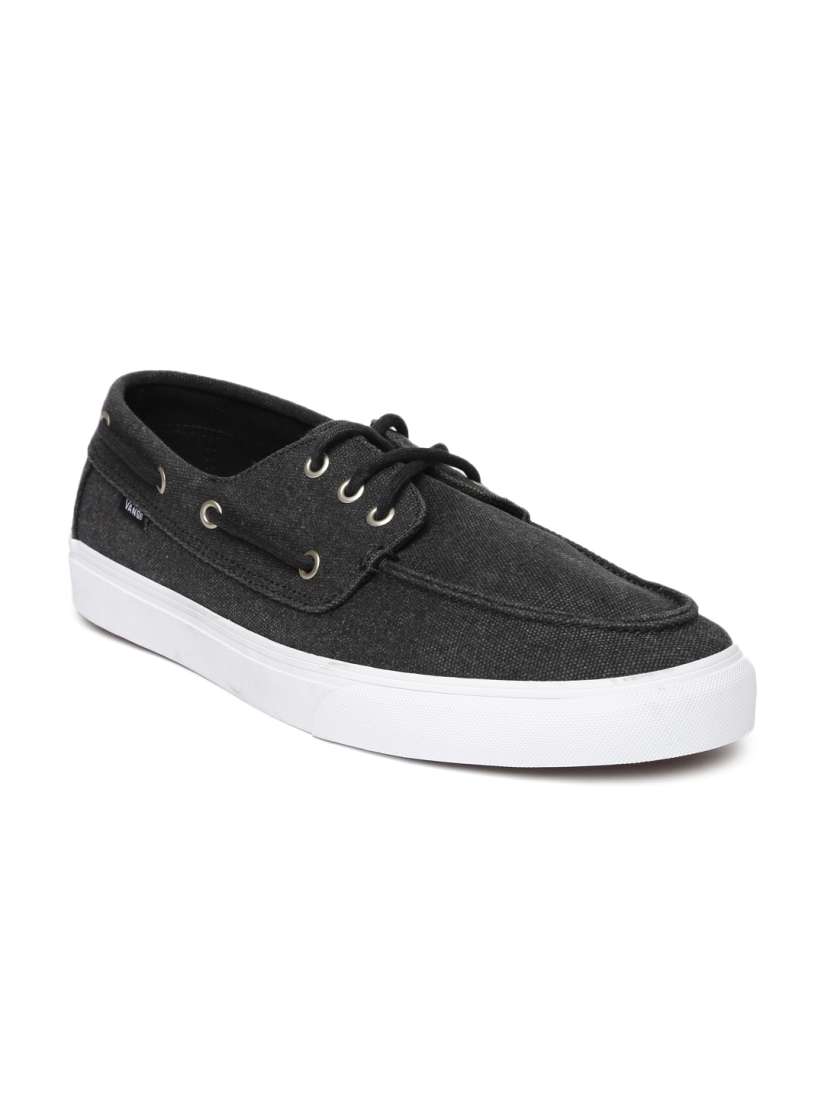 Buy Vans Men Black Solid Chauffeur SF Regular Boat Shoes Casual Shoes for Men 1741077 Myntra