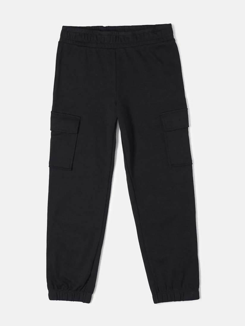 Buy Jockey Girls Super Combed Cotton Solid Cargo Pants with Elasticated Hem AG67 Track Pants for Girls 17418554 Myntra