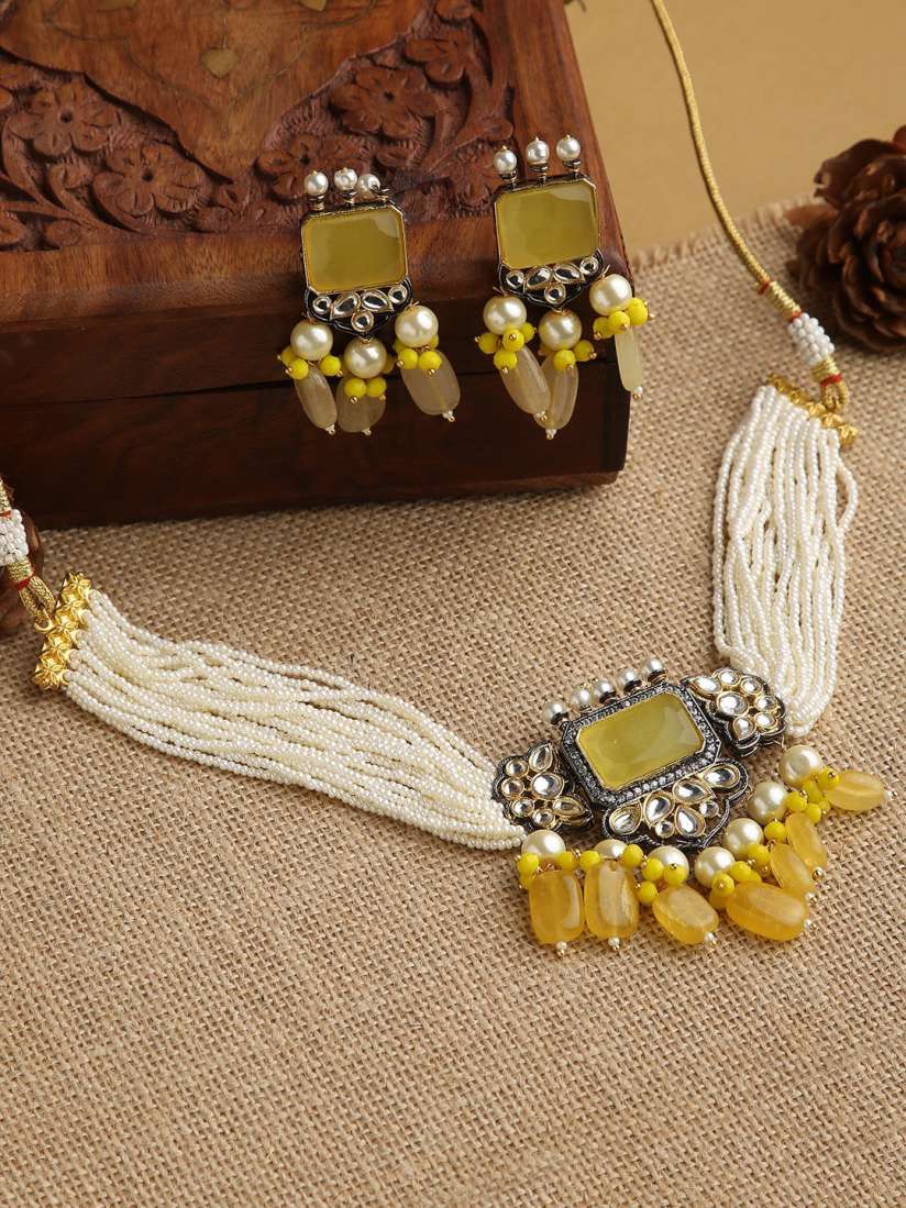 Mustard jewellery sets on sale