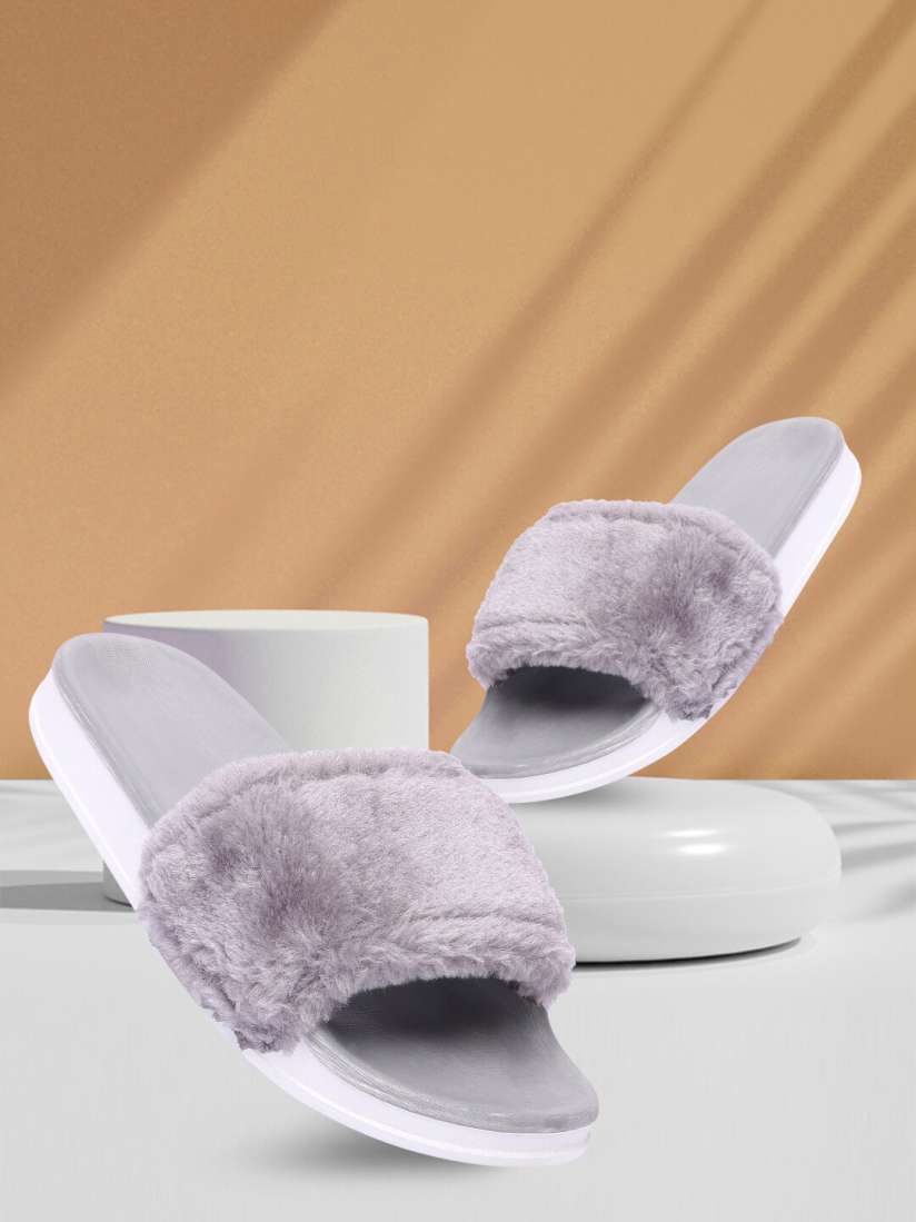 Grey sliders womens online