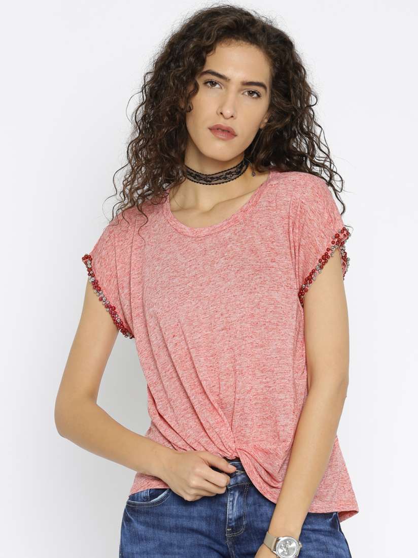 Buy Deal Jeans Women Pink Top Tops for Women 1742087 Myntra