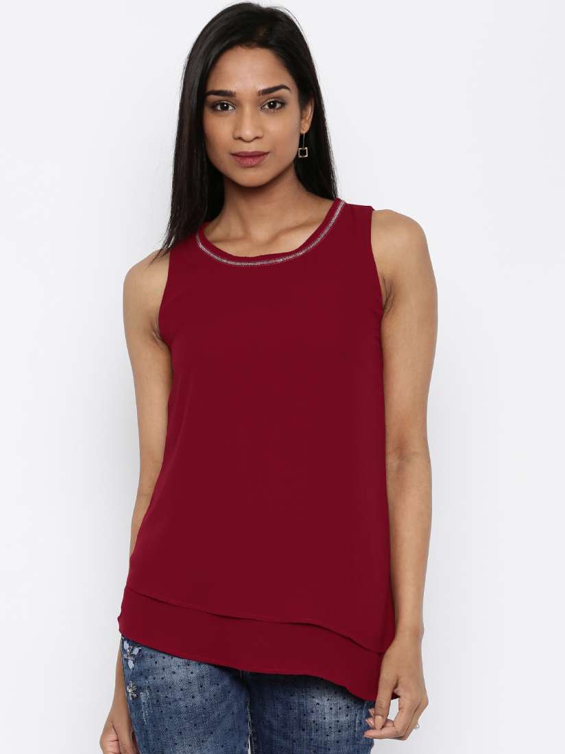 Jeans top on myntra online