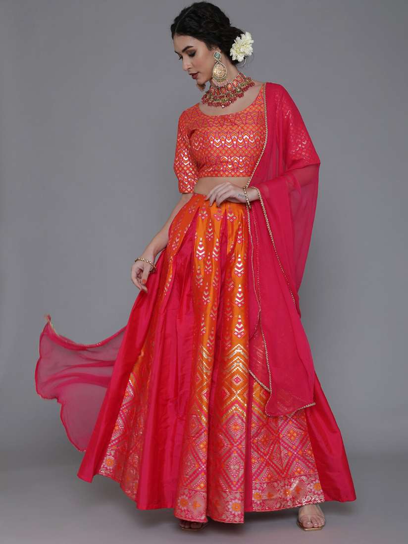 Myntra lehenga sarees top