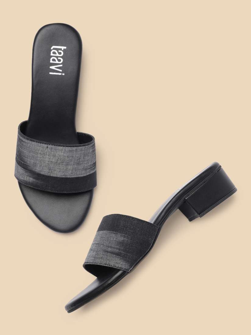 Buy Taavi Women Printed Ethnic Block Sandals Heels for Women 17430102 Myntra