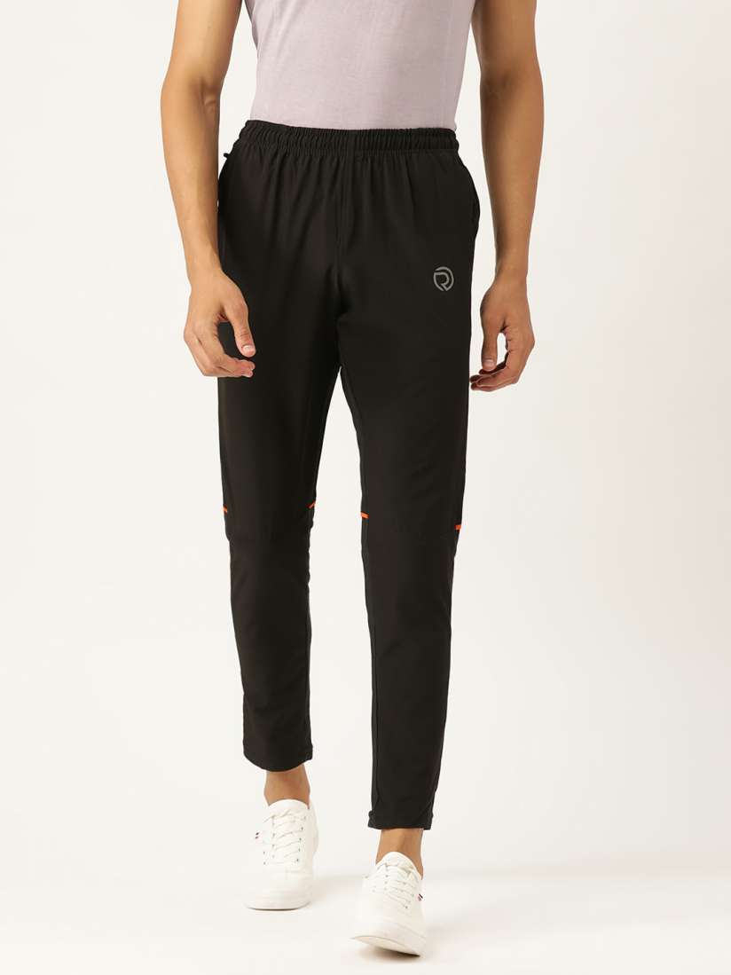 Buy Truerevo Men Black Solid Running Rapid Dry Cropped Track Pants Track Pants for Men 17436672 Myntra