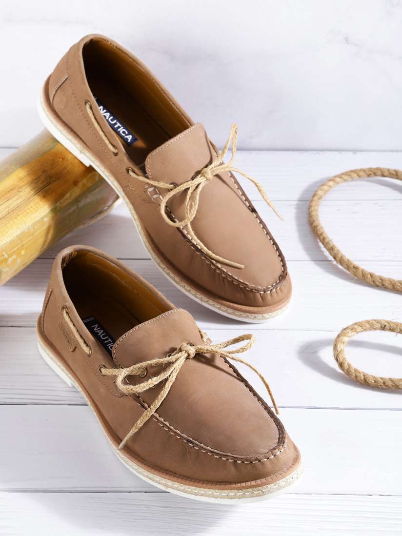 Nautica leather boat shoes on sale