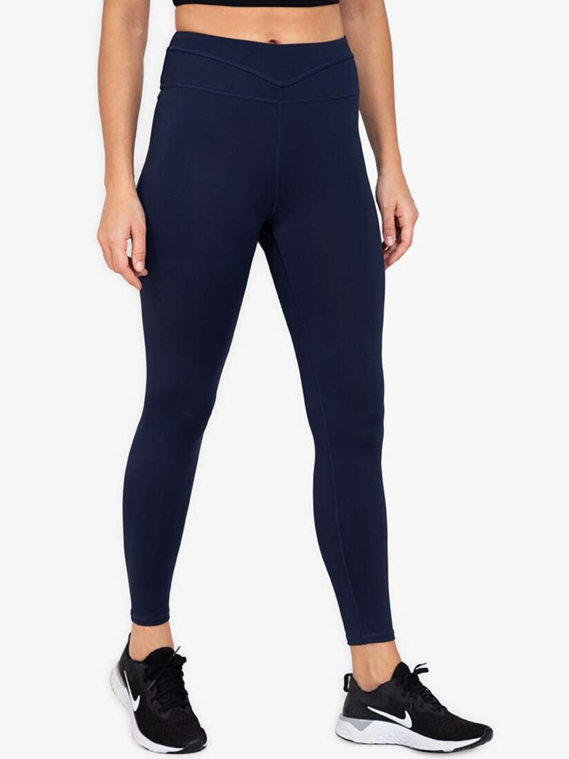 Buy ZALORA ACTIVE Women Navy Blue Solid Ankle Length Leggings Leggings for Women 17441754 Myntra