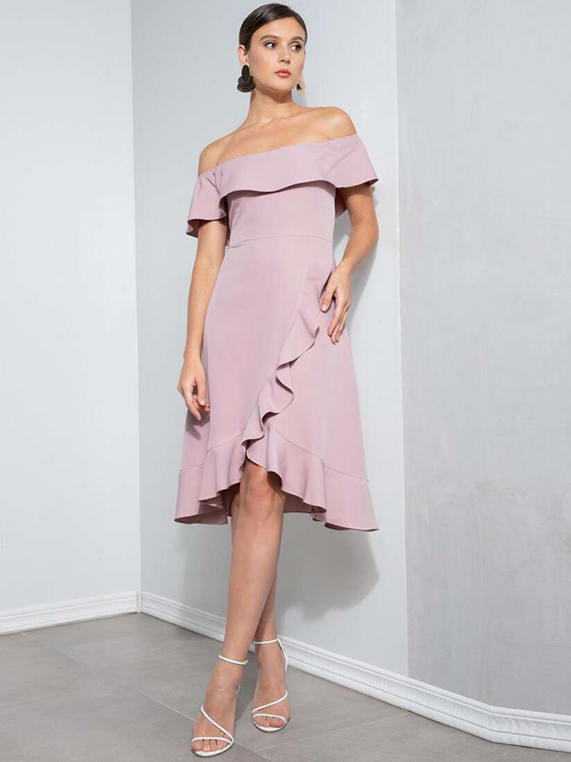 Zalora off shoulder dress on sale