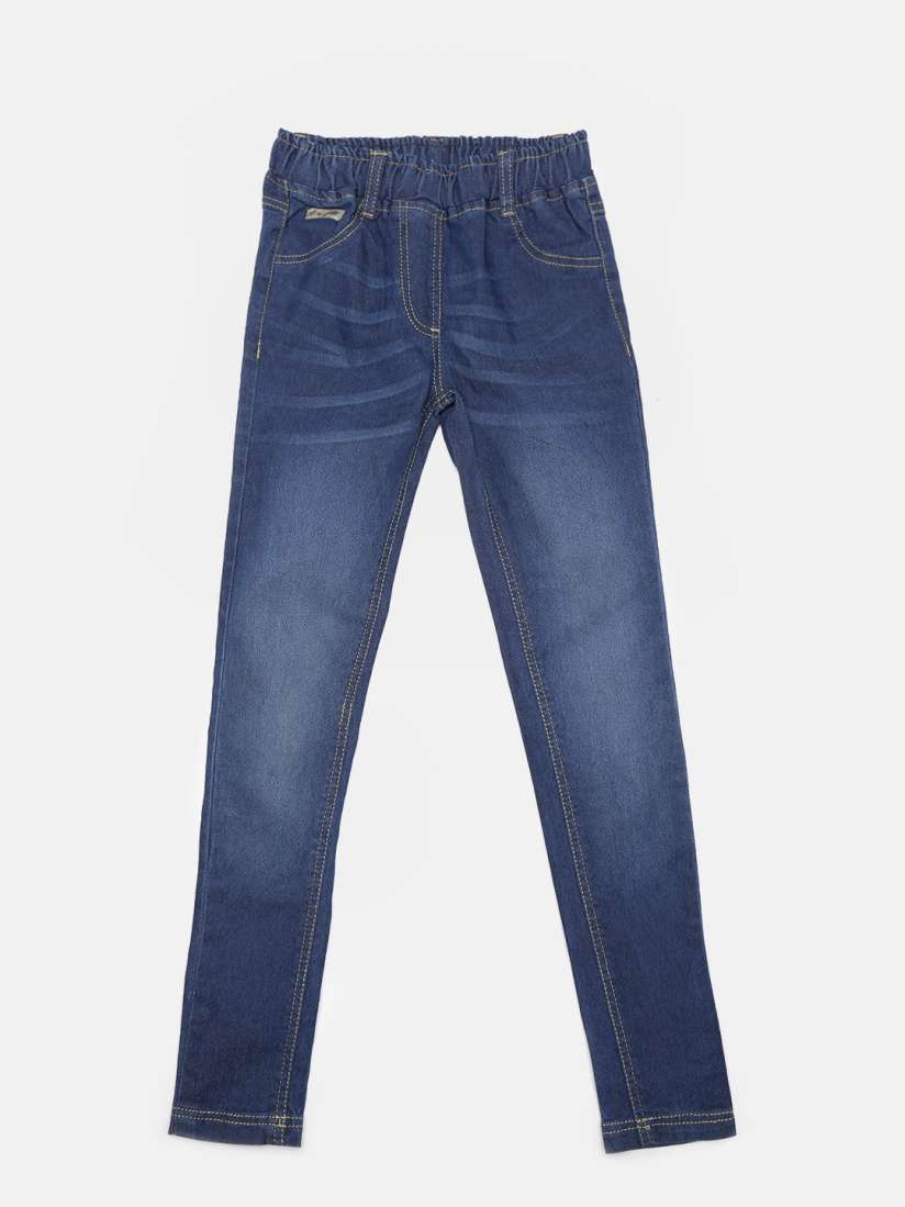 Buy 612 league Girls Blue Washed Jeggings Jeggings for Girls 1745757 Myntra