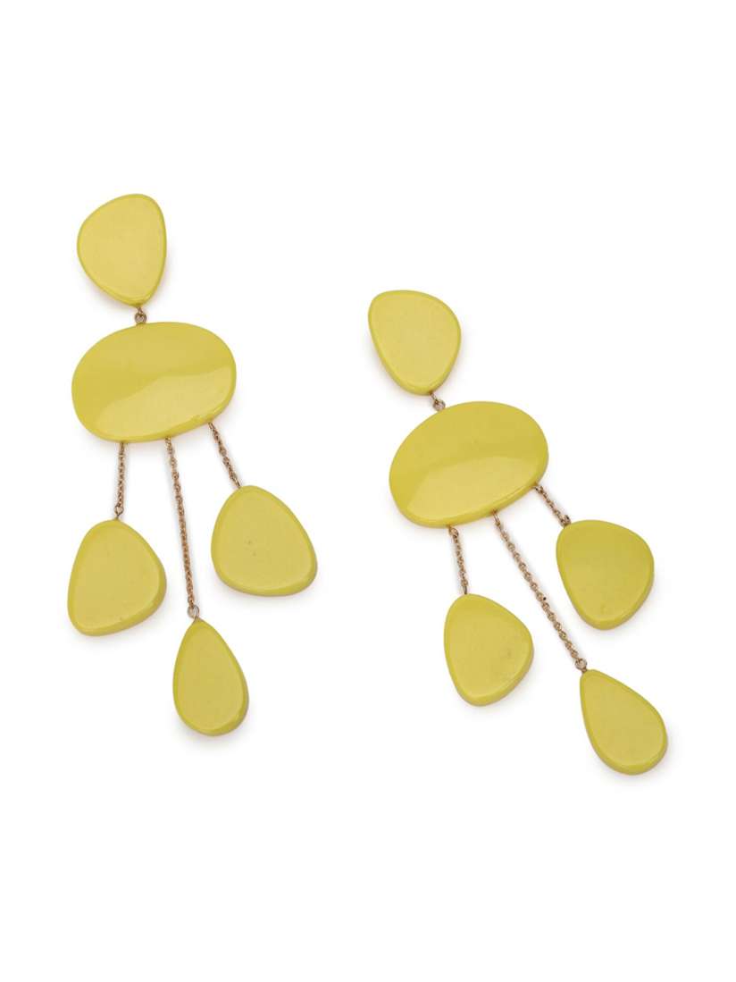 Buy FOREVER 21 Yellow Contemporary Drop Earrings Earrings for Women 17466790 Myntra