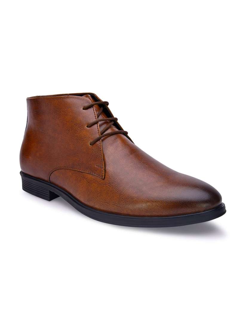 Buy San Frissco Men Brown Flat Boots Boots for Men 17470672 Myntra