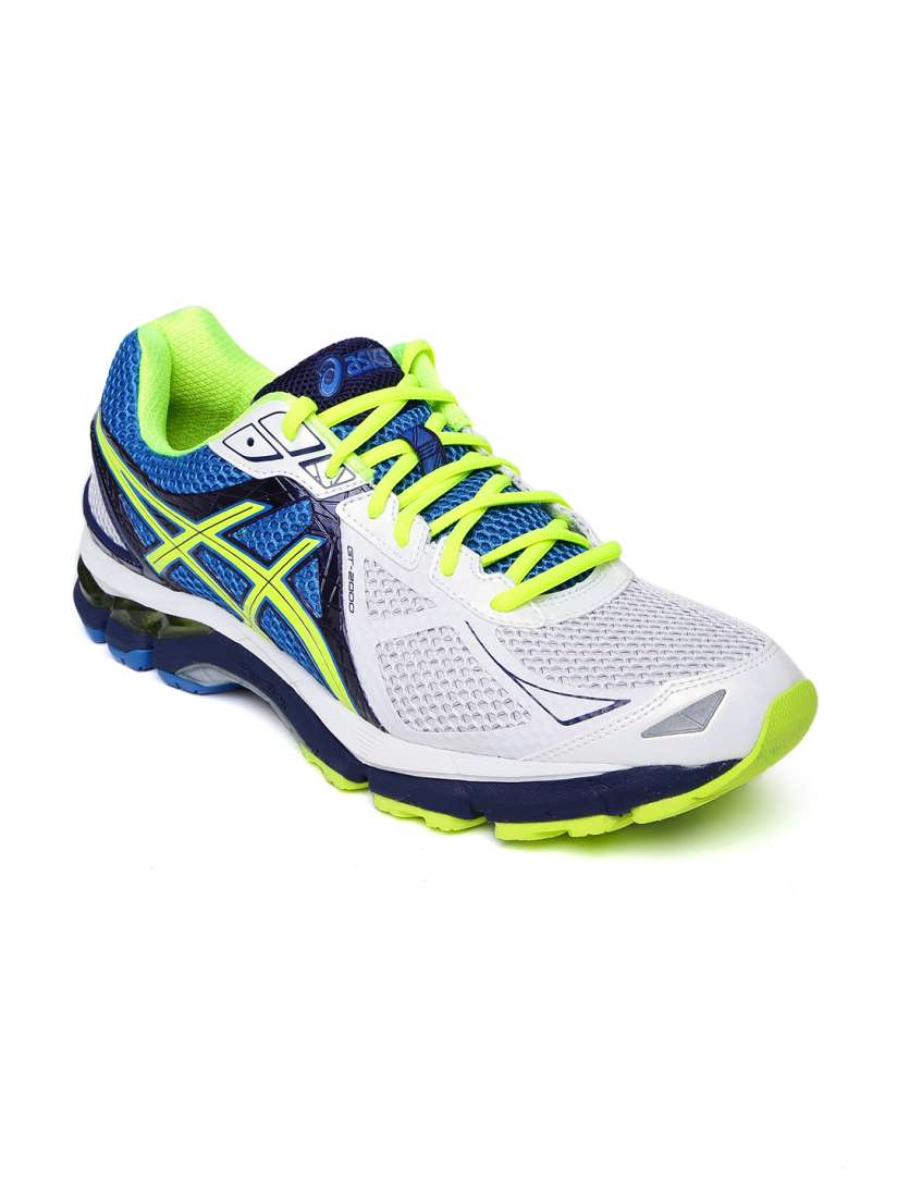 Buy ASICS Men White Blue GT 20003 Running Shoes Sports Shoes for Men 1748096 Myntra