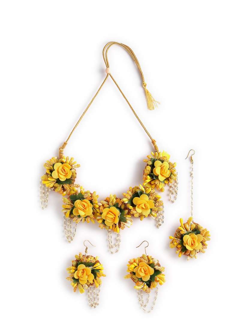 Flower jewellery myntra hotsell