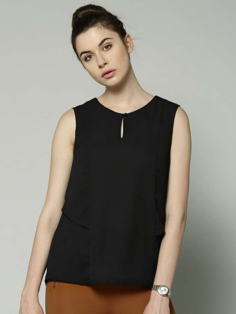 Marks and spencer black evening tops shop