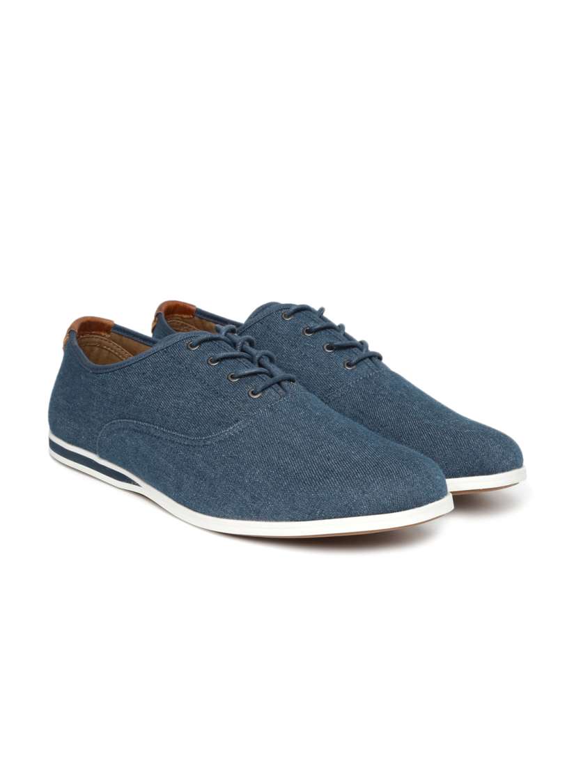 Buy ALDO Men Blue Solid Helmet Derbys Casual Shoes for Men 1749282 Myntra