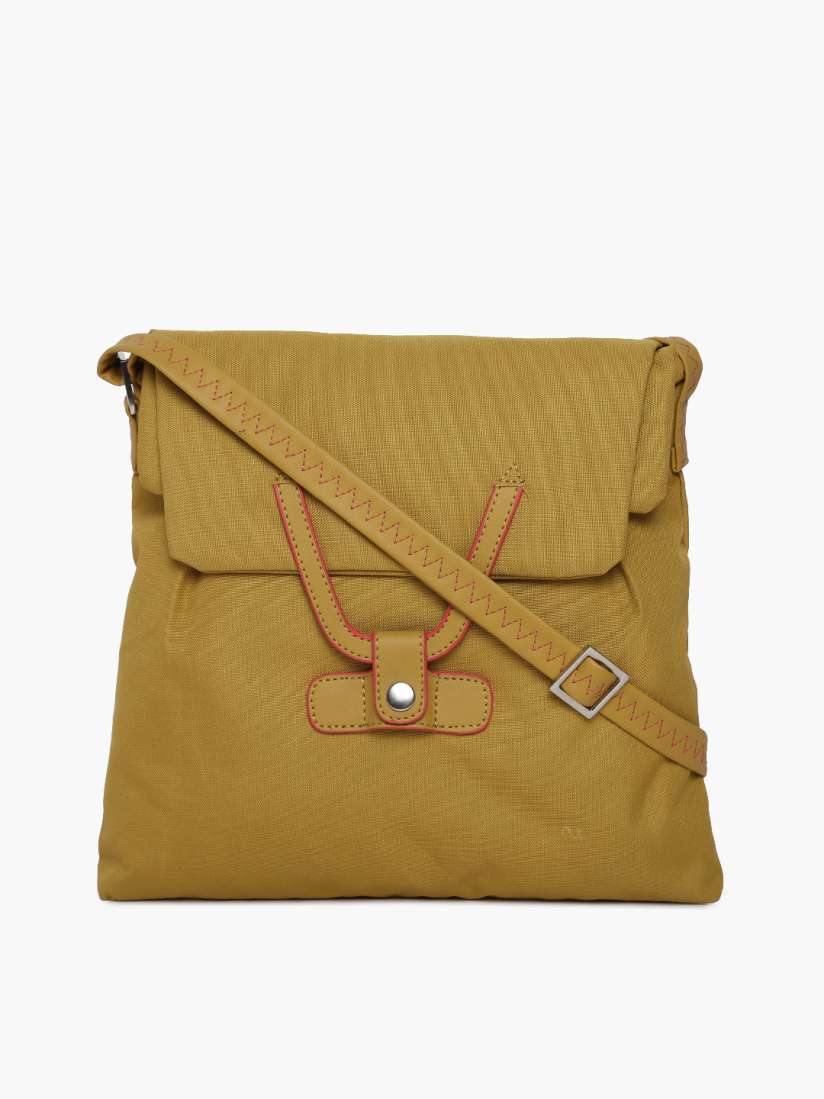 Buy Baggit Mustard Yellow Sling Bag Handbags for Women 1750465 Myntra