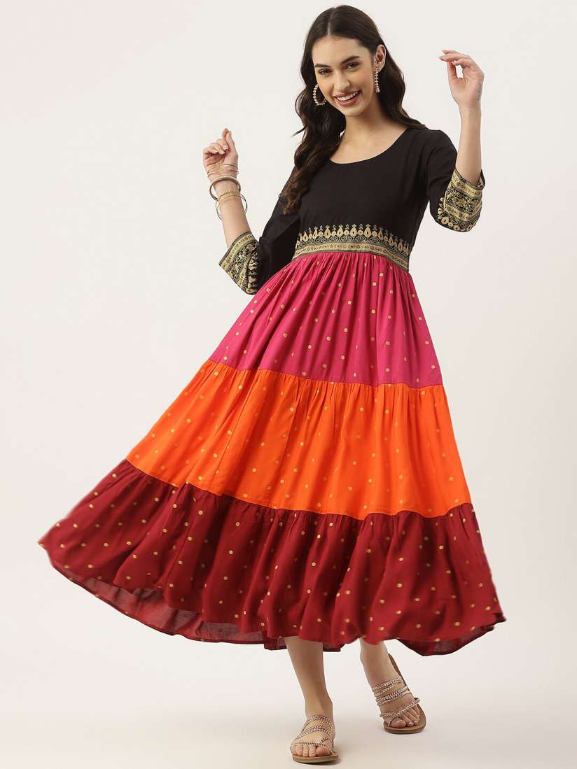 Green Amie Long Dress