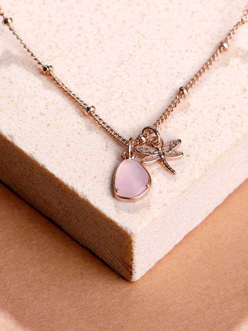 Rose gold necklace accessorize 2025
