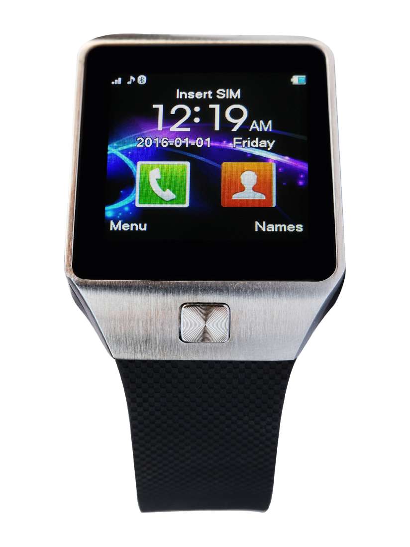 Buy Zakk Unisex Black Sim Card Slot Smart Watch Smart Watches for Unisex 1752330 Myntra
