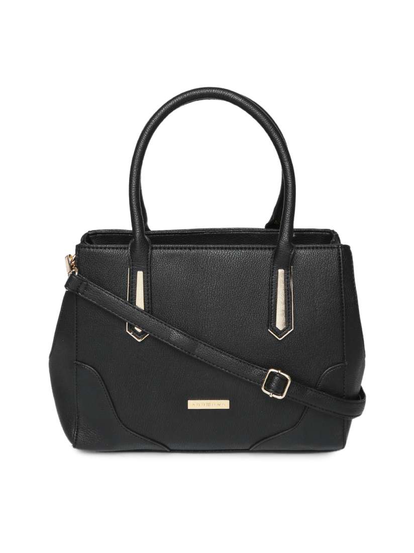 Buy Addons Black Handbag Handbags for Women 1753138 Myntra
