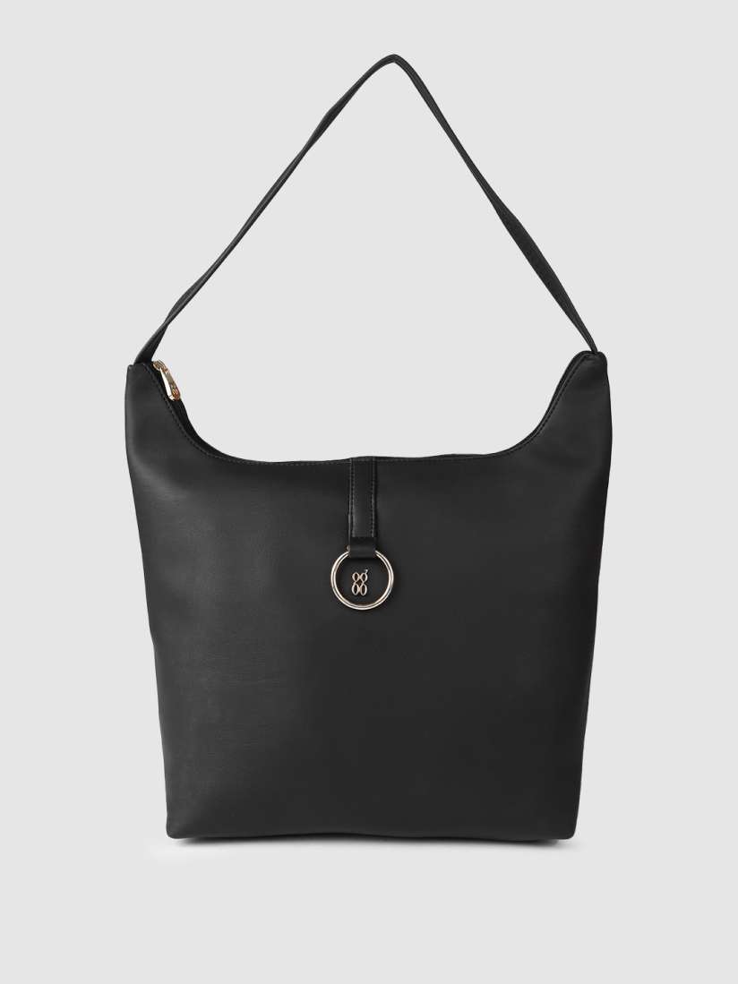 Buy Baggit Black Structured Hobo Bag Handbags for Women 17542420 Myntra