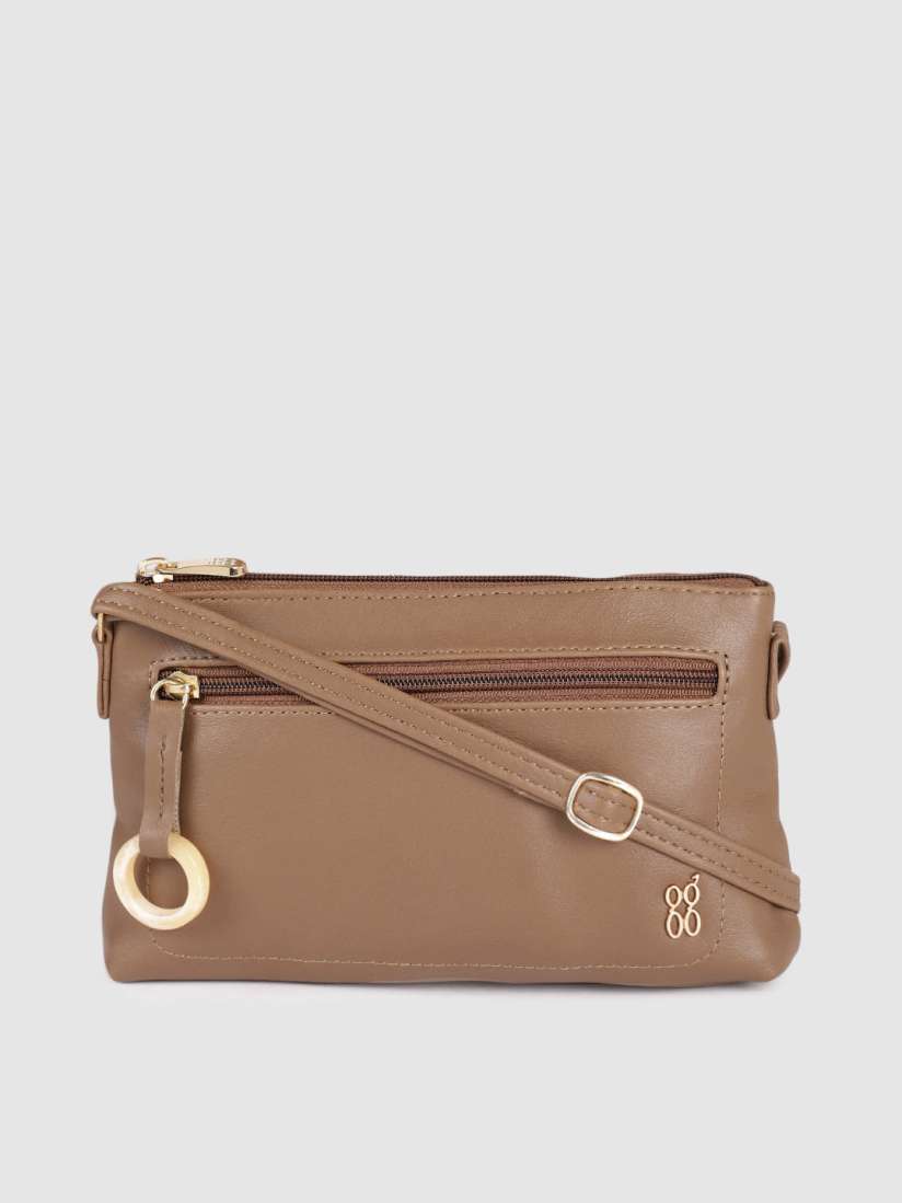 Buy Baggit Women Brown Solid Structured Sling Bag Handbags for Women 17542442 Myntra