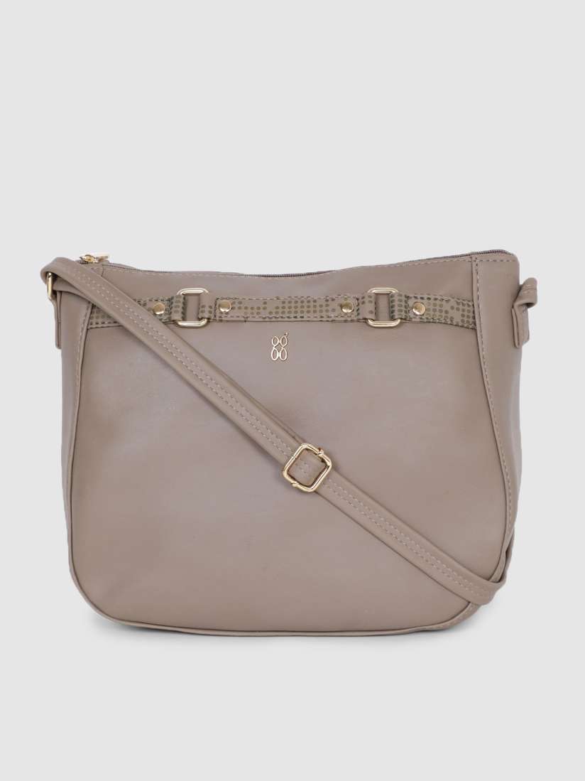 Buy Baggit Women Beige Structured Sling Bag Handbags for Women 17542520 Myntra