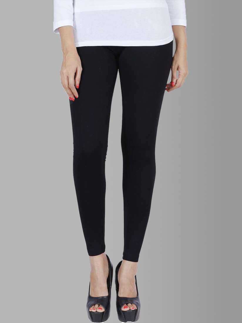 Buy Feather Soft Elite Women Black Solid Ankle Length Leggings Leggings for Women 17545678 Myntra