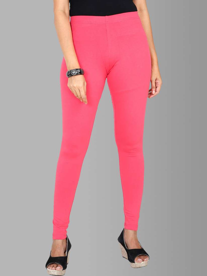 Buy Feather Soft Elite Women Pink Solid Cotton Ankle Length Leggings Leggings for Women 17545684 Myntra