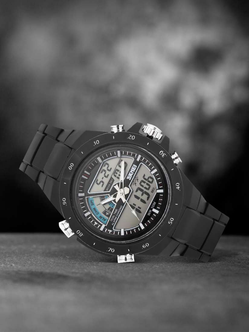 Buy Skmei Men Black Analogue Digital Chronograph Watch 1016 B Watches for Men 1755441 Myntra