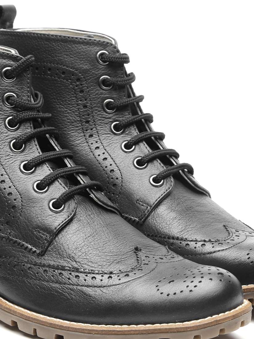 United colors of benetton men's leather boots hot sale