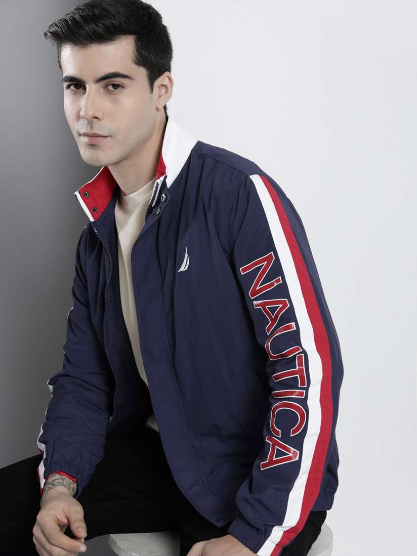 Navy blue nautica jacket discount