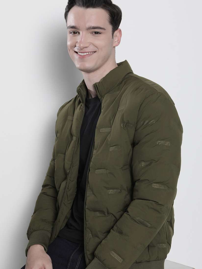 Nautica olive green jacket store