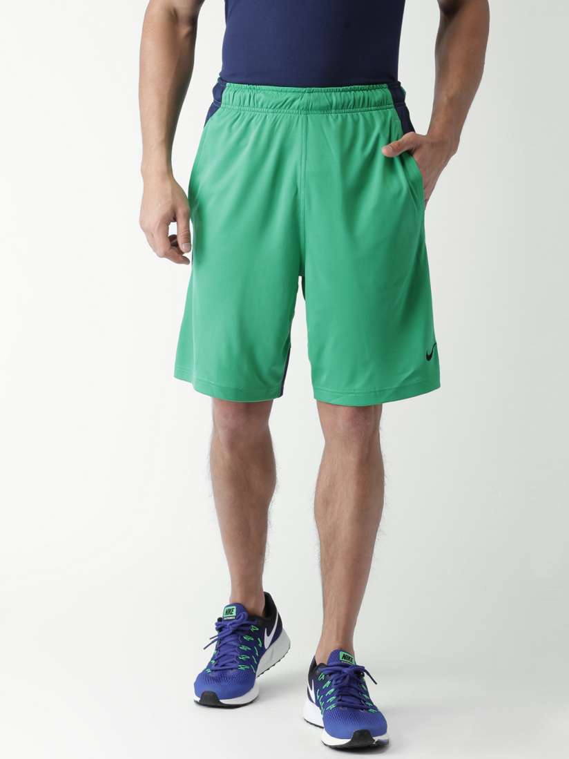 Buy Nike Men Green AS Dry Fly 9IN Shorts Shorts for Men 1756231 Myntra