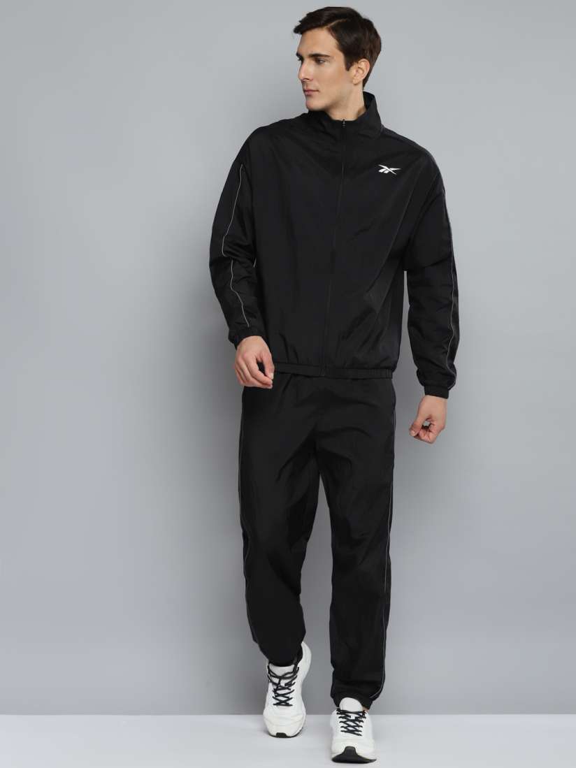 Buy Reebok Men Black Solid Training Workout Ready Tracksuit Tracksuits for Men 17563732 Myntra