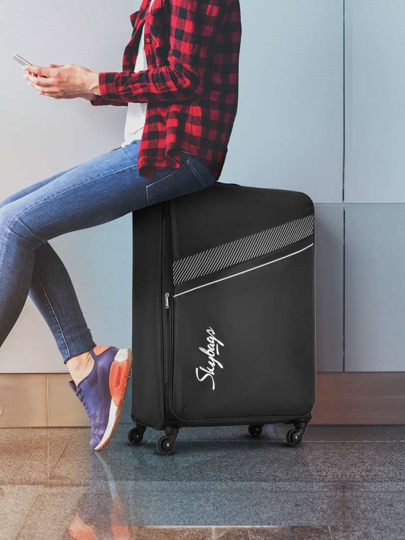 Buy Skybags Trick 4W Soft Cabin Trolley Suitcase Trolley Bag for Unisex 17566430 Myntra