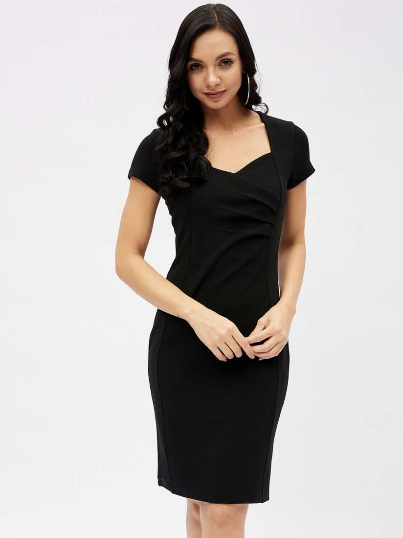 Buy Harpa Women Black Sheath Dress Dresses for Women 17566652 Myntra