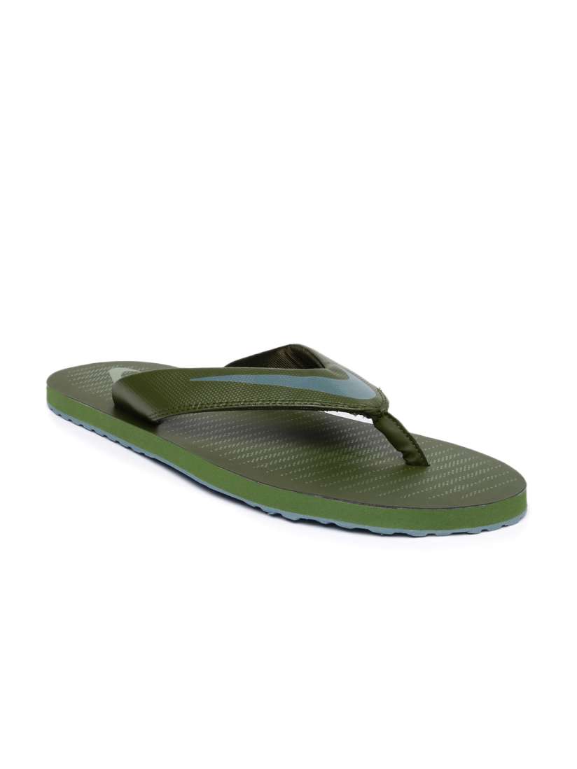 Nike thong 5 green top