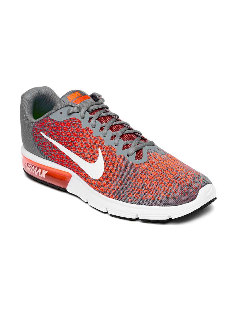 Buy Nike Men Grey AIR MAX SEQUENT 2 Running Shoes Sports Shoes for Men 1756813 Myntra