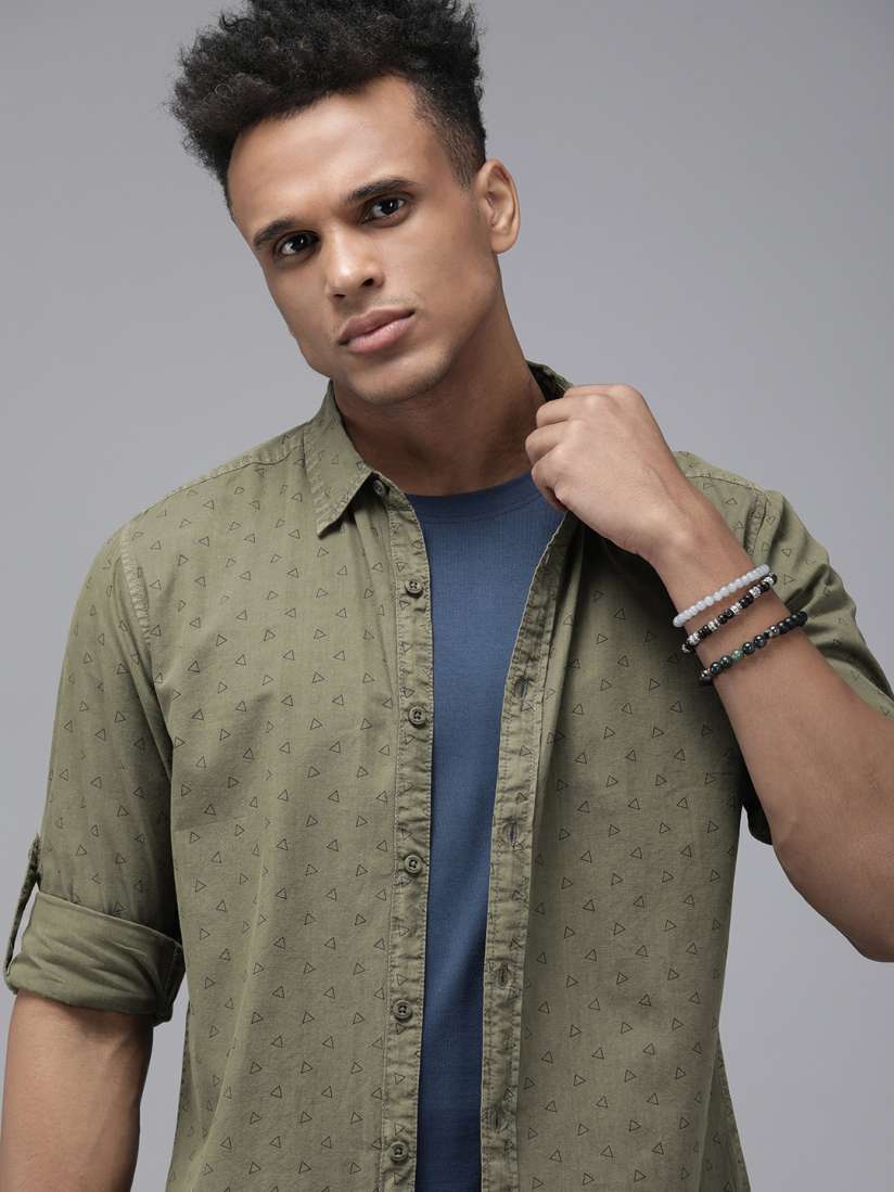 Mens casual shirts myntra store