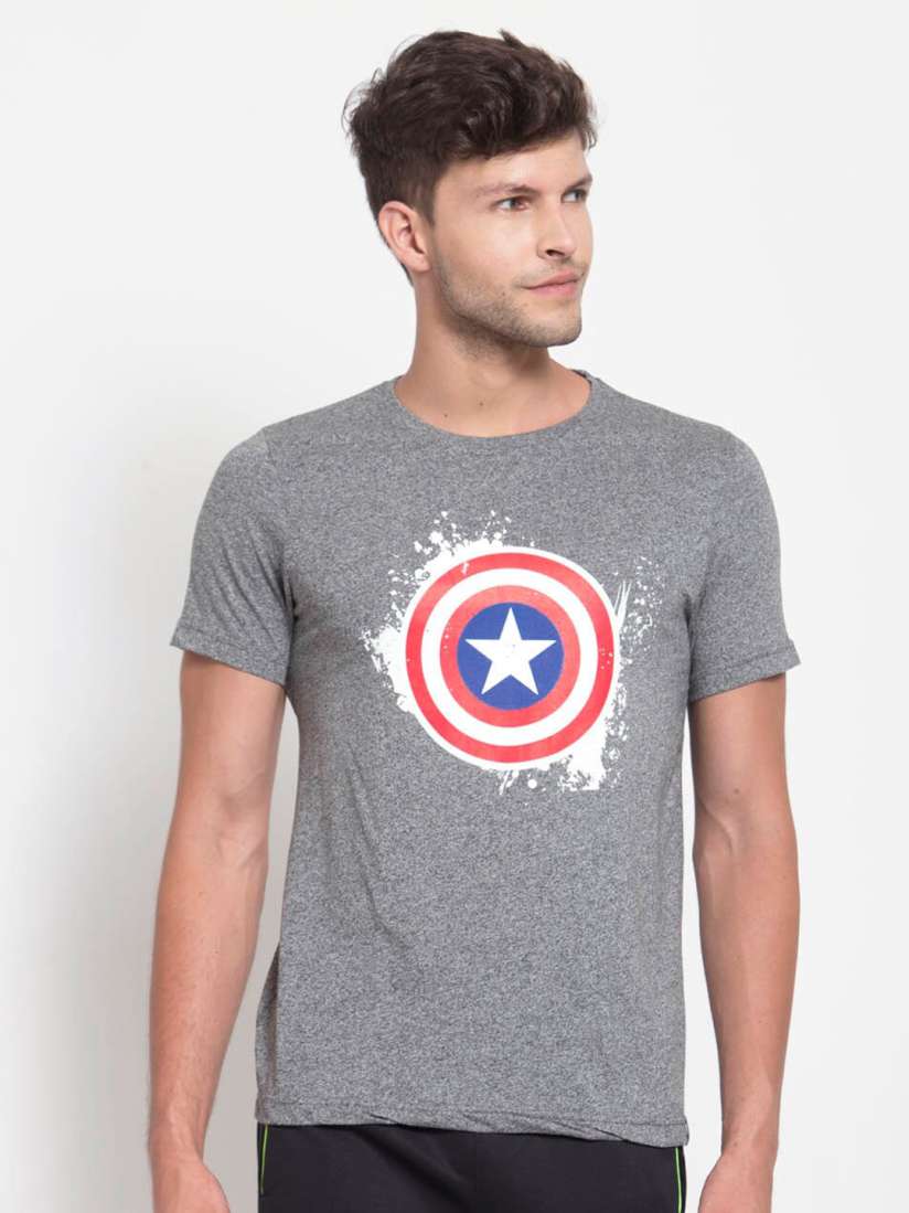 Captain america t shirt myntra on sale